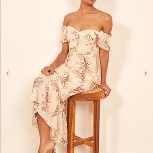 Reformation butterfly floral  dress